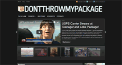 Desktop Screenshot of dontthrowmypackage.com